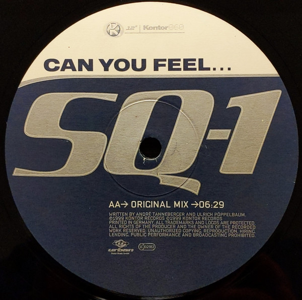SQ-1 - Can You Feel... (1999) - Image 4