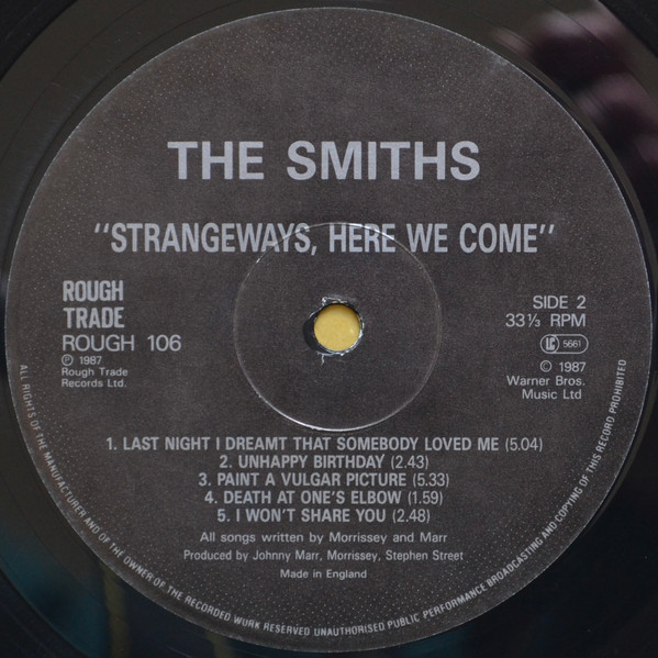 The Smiths - Strangeways, Here We Come (1987) - Image 4