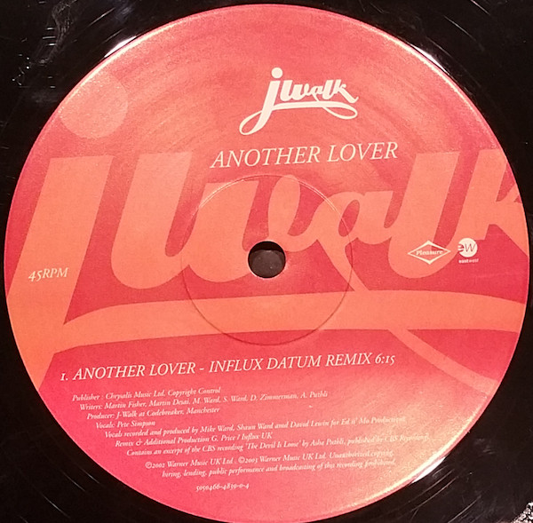 J-Walk - Another Lover (Influx Datum Remix) (2003)