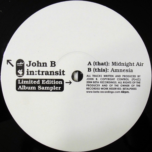 John B - In:Transit Limited Edition Album Sampler (2004) - Image 4