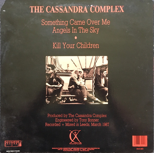 The Cassandra Complex - Something Came Over Me (1987) - Image 2