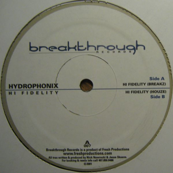 Hydrophonix - Hi Fidelity (2001)