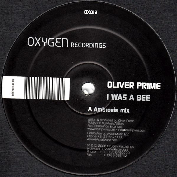 Oliver Prime - I Was A Bee (2006)