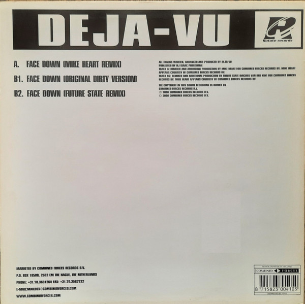 Deja-Vu - Face Down (2000) - Image 2