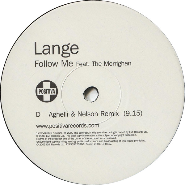 Lange - I Believe / Follow Me (2003) - Image 7