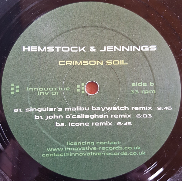 Hemstock & Jennings - Crimson Soil (2004) - Image 5