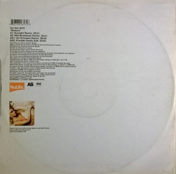 Ian Van Dahl - Believe (2004) - Image 2