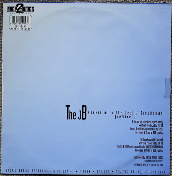 JB - Rockin With The Best (Spice Remix) / Breakdown (N.C. Remix) (1997) - Image 2