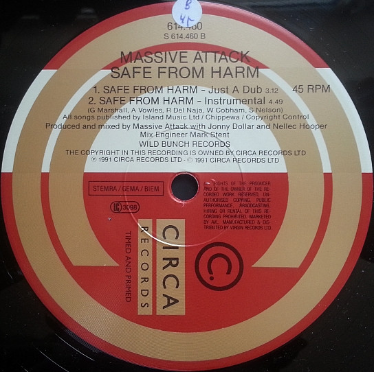 Massive Attack - Safe From Harm (Remix) (1991) - Image 4