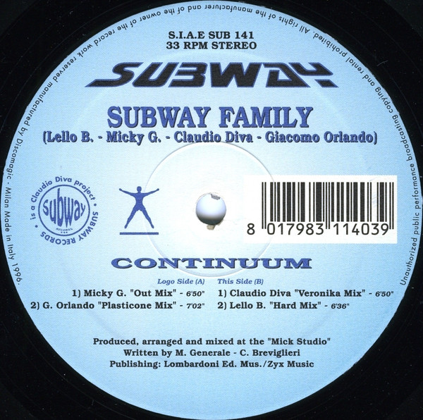 Subway Family - Continuum (1996)