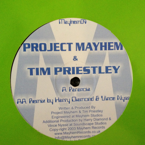 Tim Priestley - Paranoia (2003)