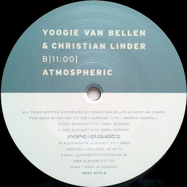 Yoogie Van Bellen - Electric Nite / Atmospheric (2001) - Image 4