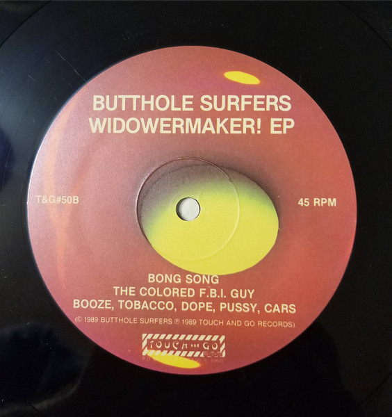 Butthole Surfers - Widowermaker! EP (1989) - Image 4