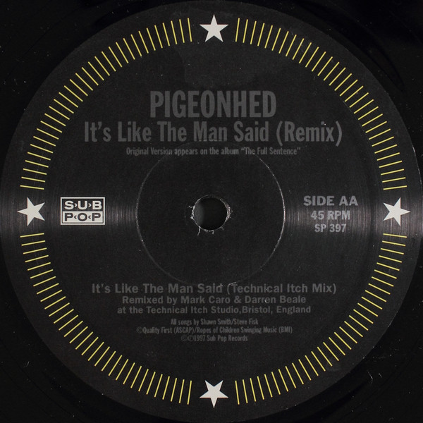 Pigeonhed - It's Like The Man Said (Remix) (1997) - Image 3
