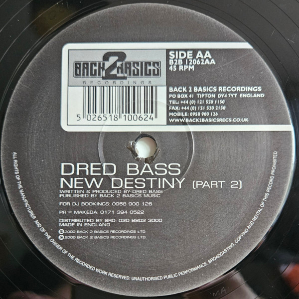 Dred Bass - Morpheus / New Destiny (Part 2) (2000) - Image 3
