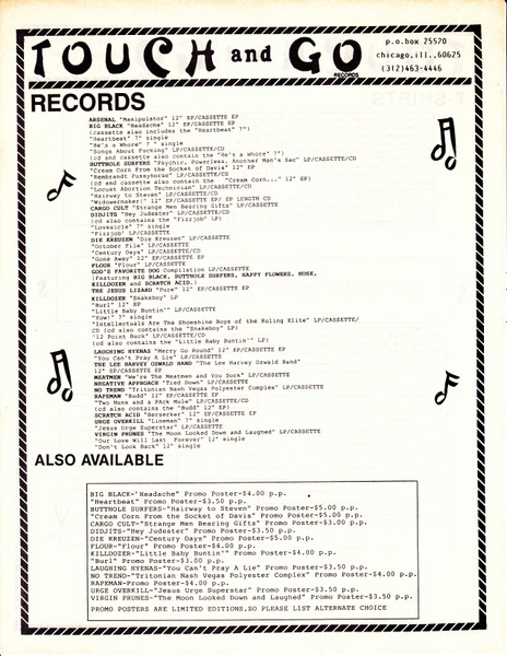 Butthole Surfers - Widowermaker! EP (1989) - Image 5