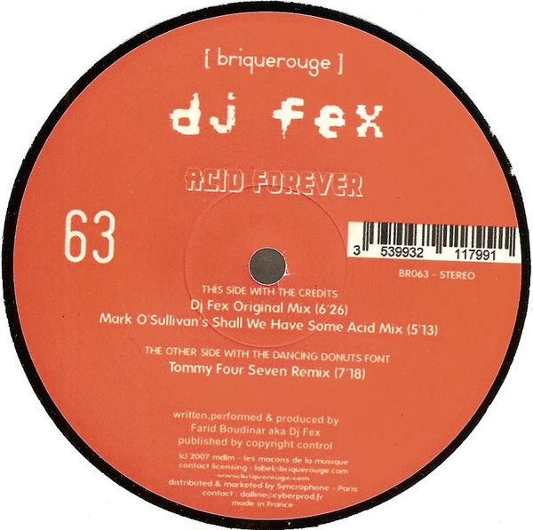 DJ F.E.X - Acid Forever (2007)