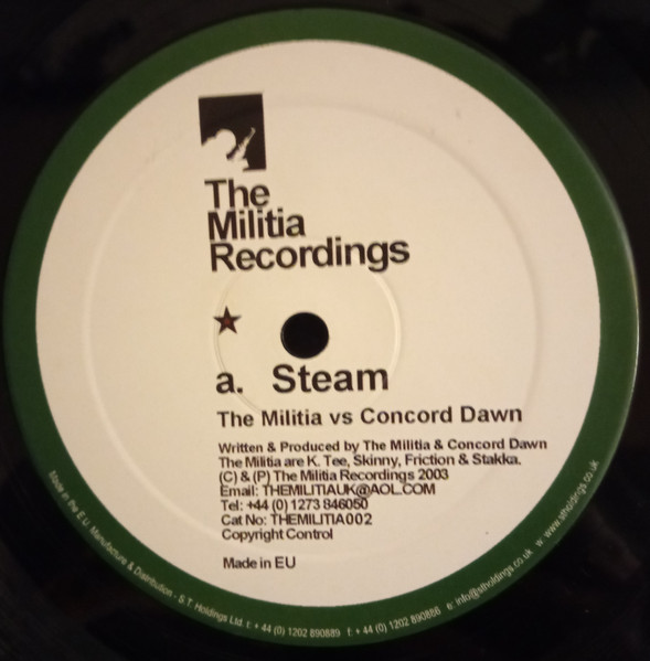 Militia, Concord Dawn, Militia - Steam / Rail Road (2003)