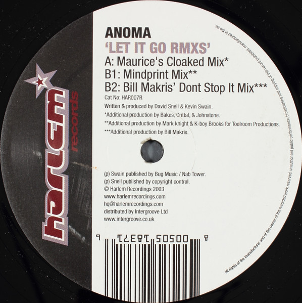 Anoma - Let It Go (Remixes) (2003)