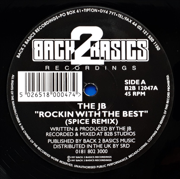 JB - Rockin With The Best (Spice Remix) / Breakdown (N.C. Remix) (1997) - Image 3