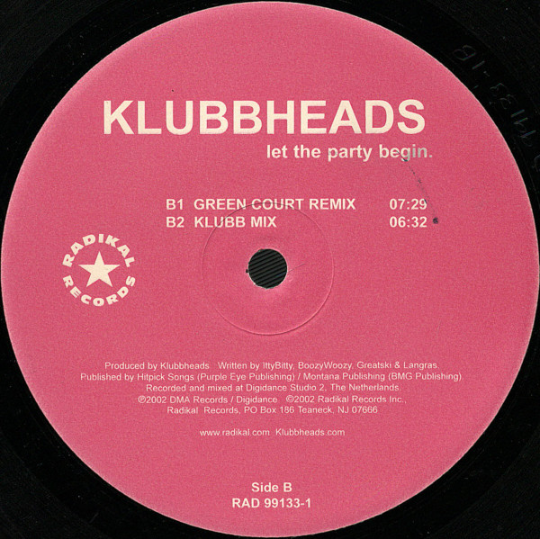 Klubbheads - Let The Party Begin (2002) - Image 2