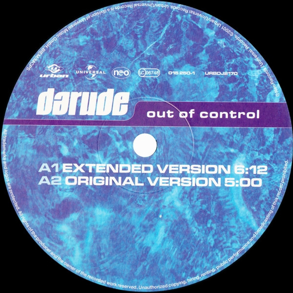 Darude - Out Of Control (2001) - Image 3