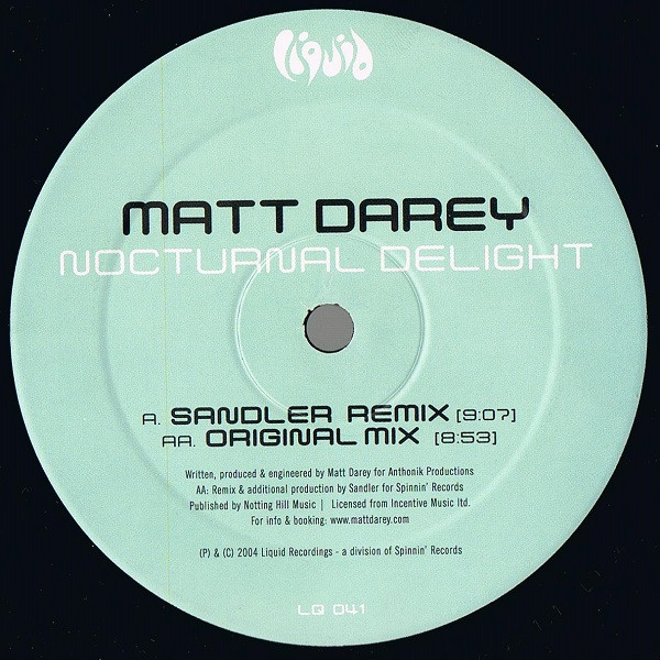 Matt Darey - Nocturnal Delight (2004) - Image 4