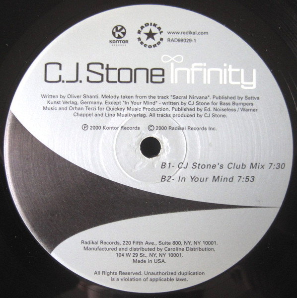 CJ Stone - Infinity (2000) - Image 3