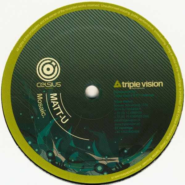 Autumn (8), Matt U - It's Always About The Girl (Lomax Remix) / Mosaic (2007) - Image 2