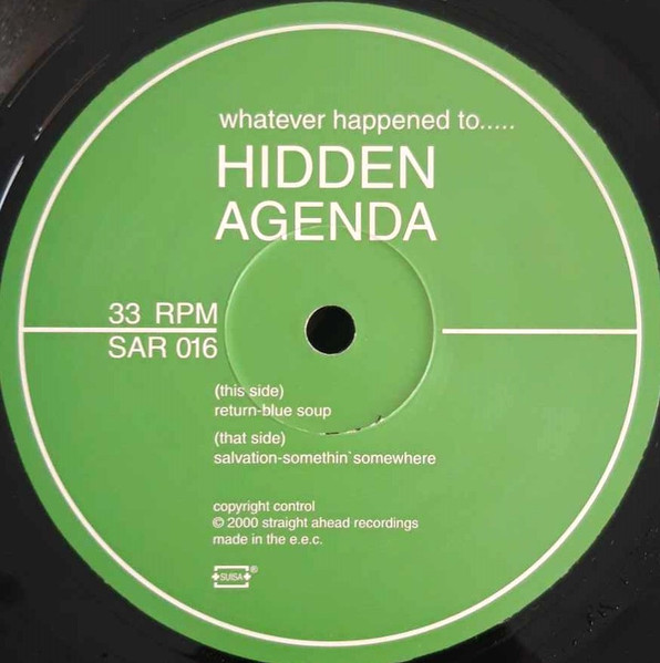 Hidden Agenda - Whatever Happened To... (2000) - Image 3