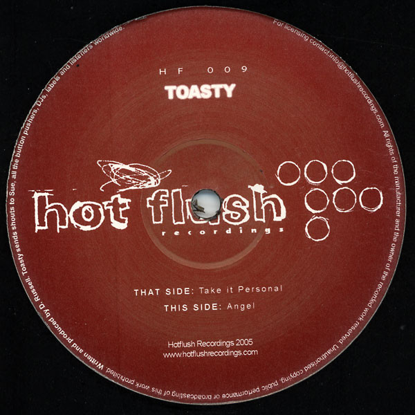 Toasty - Take It Personal / Angel (2005)