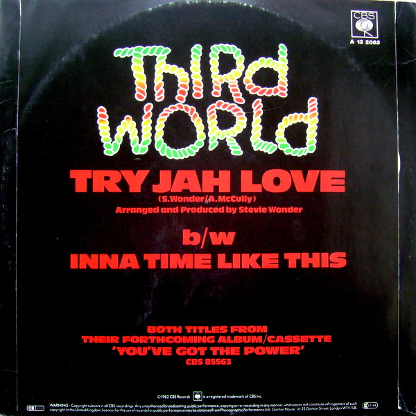 Third World - Try Jah Love / Inna Time Like This (1982) - Image 2