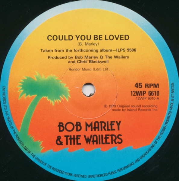 Bob Marley & The Wailers - Could You Be Loved (1980) - Image 2