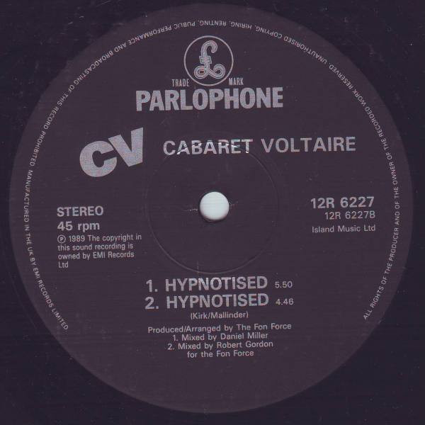 Cabaret Voltaire - Hypnotised (1989) - Image 5