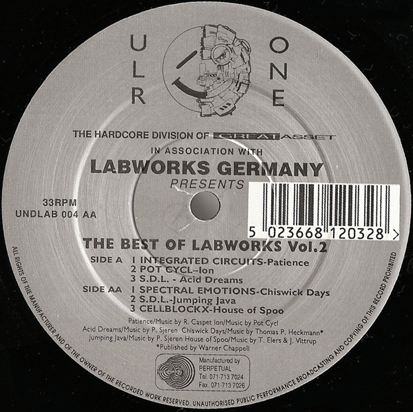 Various - The Best Of Labworks Vol. 2 (1993)