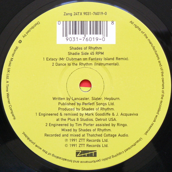Shades Of Rhythm - Extacy Remix (1991) - Image 5