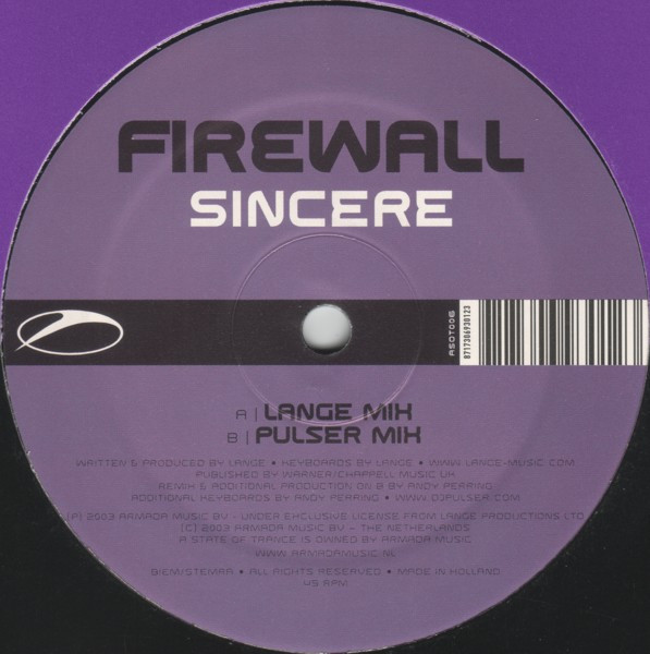 Firewall - Sincere (2003) - Image 3