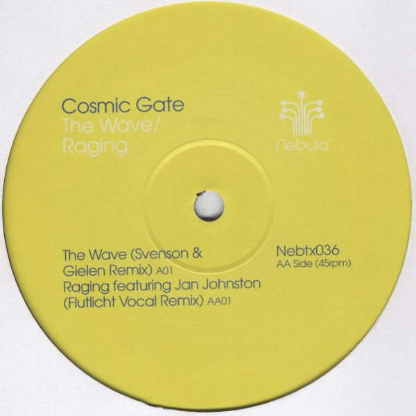 Cosmic Gate - The Wave / Raging (2003) - Image 2