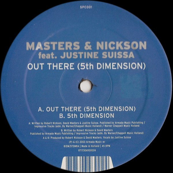 Dave Masters - Out There (5th Dimension) (2003) - Image 3