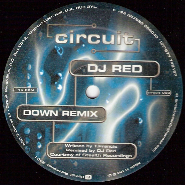 DJ Red, Acetate, Stratus - Down (Remix) / Corrosive (2001) - Image 2