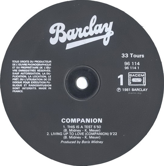 Companion (2) - Companion (1981) - Image 5