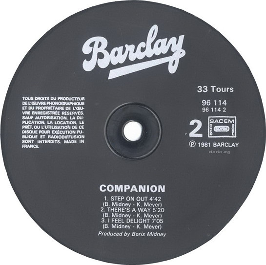 Companion (2) - Companion (1981) - Image 6