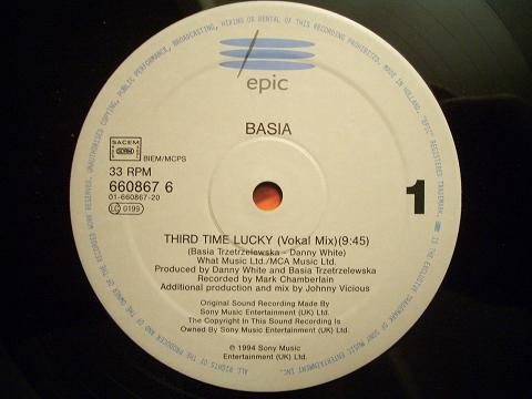 Basia - Third Time Lucky / Drunk On Love (The Remixes) (1994) - Image 4