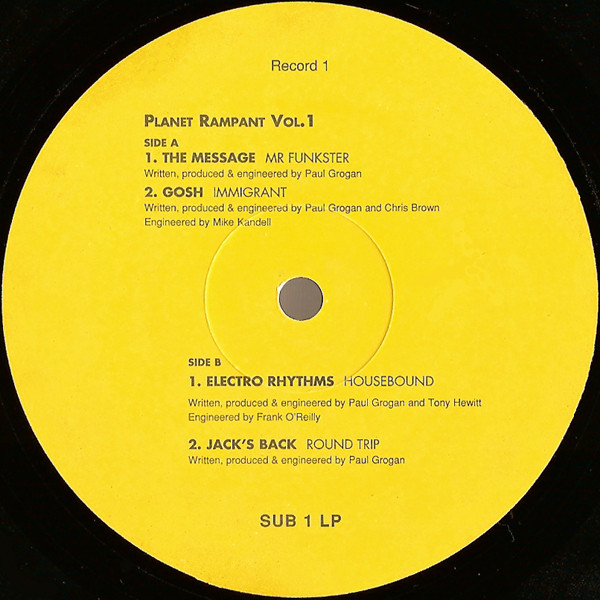 Various - Planet Rampant Vol. 1 (1995) - Image 3