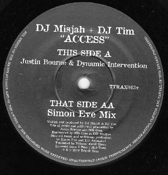 DJ Misjah & DJ Tim - Access (Remixes) (2005) - Image 3