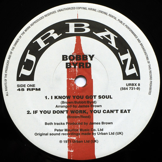 Bobby Byrd - I Know You Got Soul (1988) - Image 2