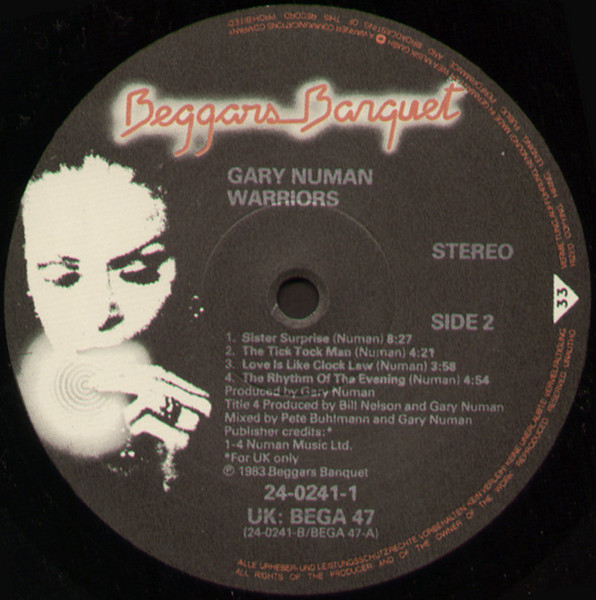 Gary Numan - Warriors (1983) - Image 6