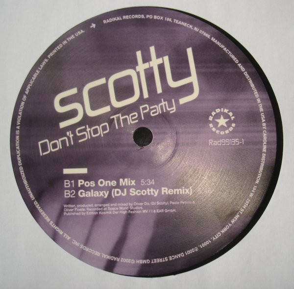 Scotty - Don't Stop The Party (2002) - Image 3