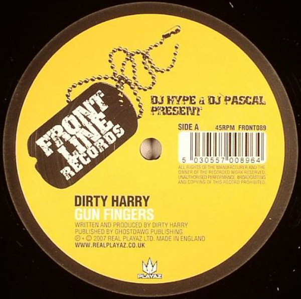 Dirty Harry (12) - Gun Fingers / Fuck Headquarters (2007) - Image 2