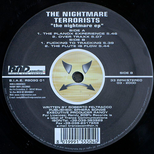 Nightmare Terrorists - The Nightmare EP (2000)